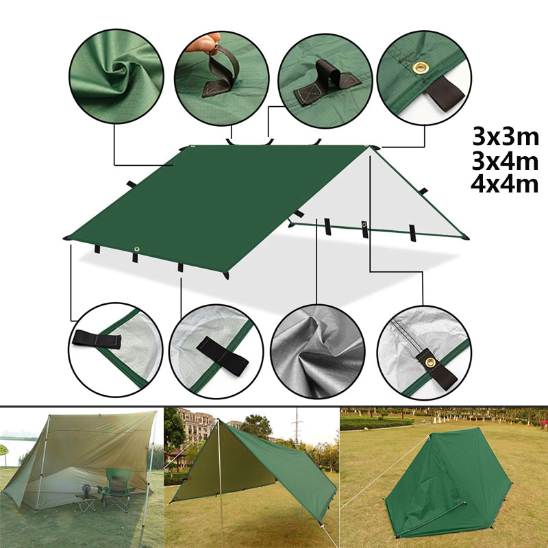 Outdoor Camping Automatic Quick Opening Tent - 4x4m 4x3m 3x3m 19 Hänge punkte