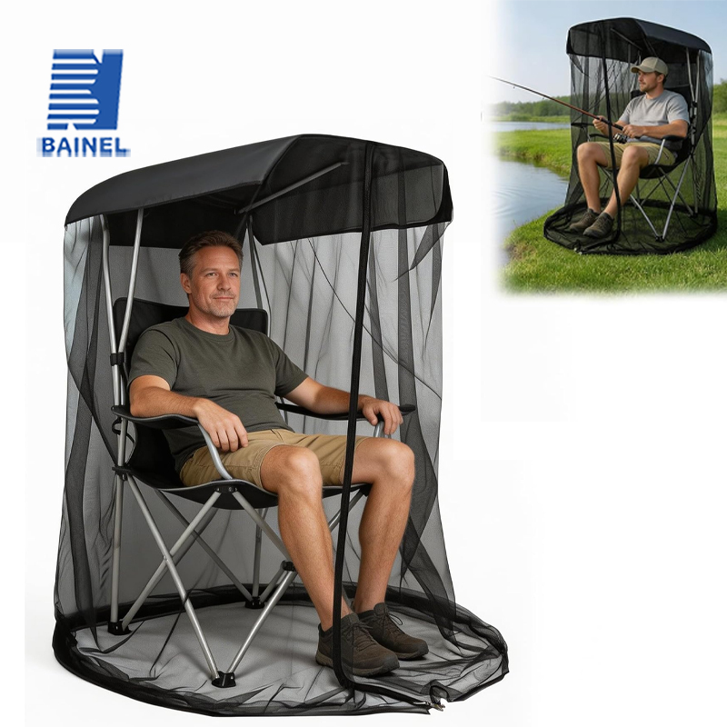 Outdoor Camping Automatic Quick Opening Tent - Einpersonen-Outdoor-Moskitonetz-Zelt für Campingstühle, Anti-Mücken-Netzabdeckung mit UV-Schutzdach