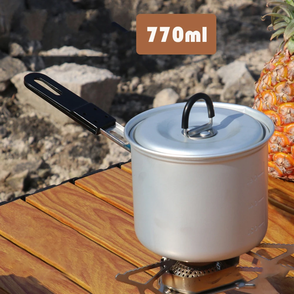 Outdoor Camping Solo - Neuer Outdoor-Milchtopf, Ultraleichter Einzel-Klapptopf für Wandern,