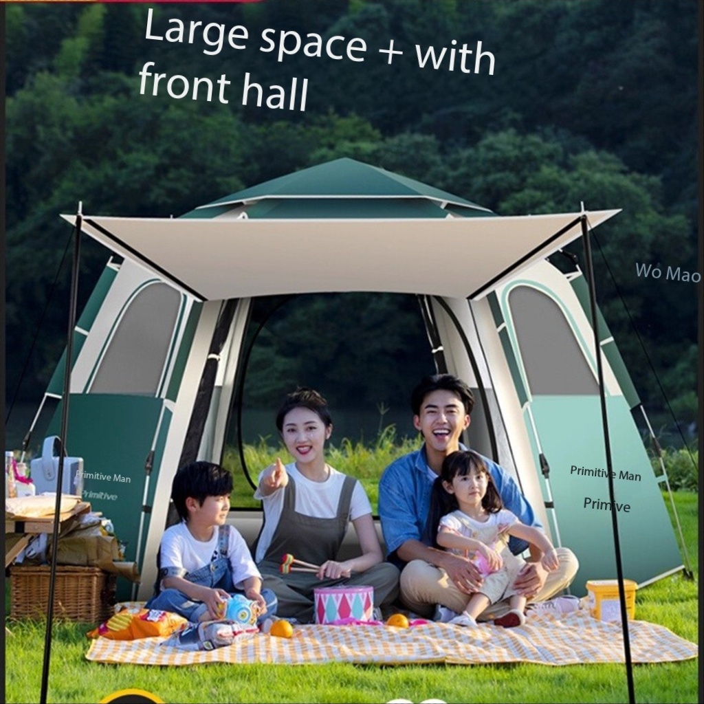 Outdoor Camping Automatic Quick Opening Tent - 캠핑ек voz Vy Semin Nadalutti 6-8