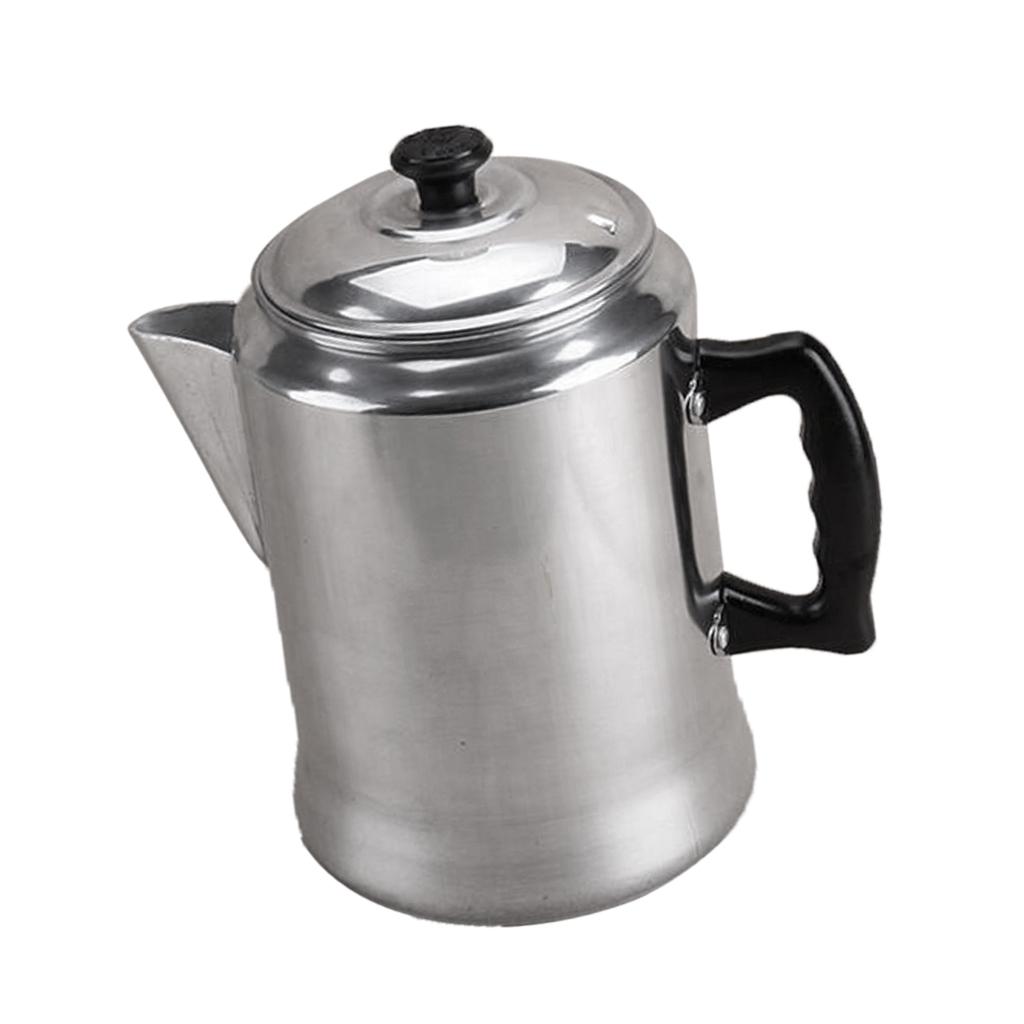 Outdoor Camping Kettle - Camping-Wasserkocher aus Aluminiumlegierung, Kaffeefilter für den