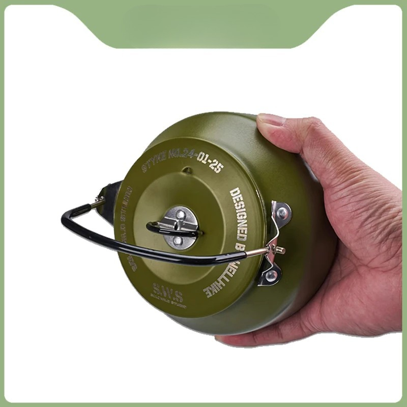 Outdoor Camping Solo - Outdoor-Wasserkocher Mini 0,8L für Solo-Wanderungen, Bergsteigen,