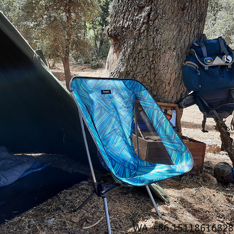 Folding Chair - Tragbarer Klappbarer Campingstuhl Leichter Mondstuhl Outdoor-Angelstuhl
