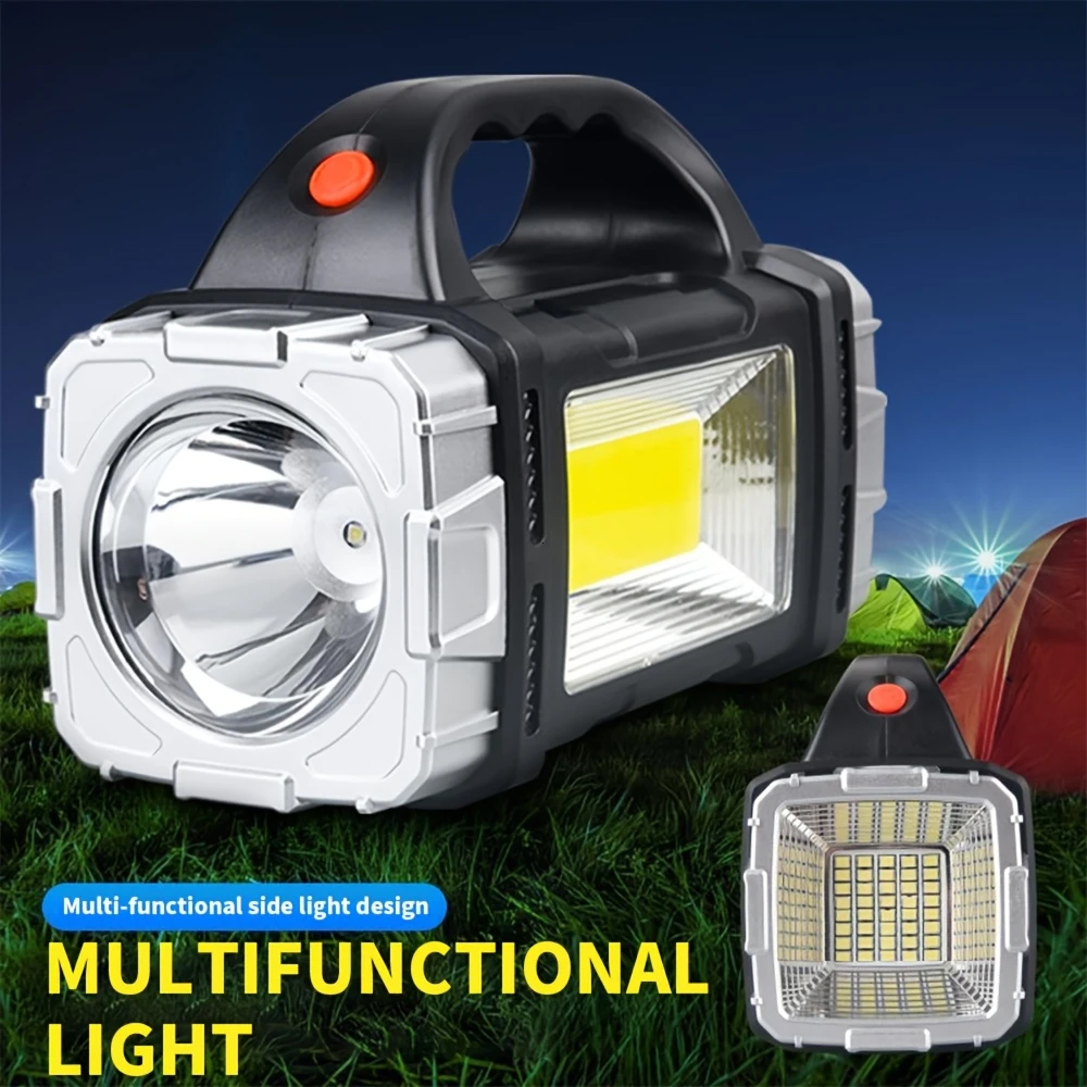 Outdoor Camping Lights - Tragbare, leistungsstarke, wiederaufladbare USB-Taschenlampe, Solar-LED-Licht mit
