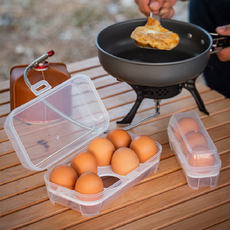 Outdoor Camping Storage Box - Stoßfeste Eierbox-Aufbewahrungsbox für den Außenbereich, tragbare,