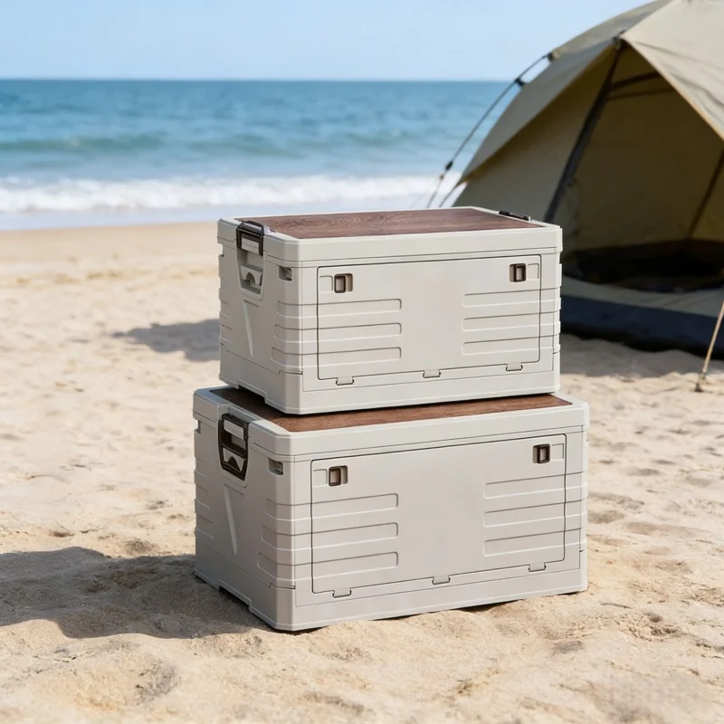 Outdoor Camping Storage Box - Auto-Aufbewahrungsbox für Outdoor-Camping, Faltbare Aufbewahrungsbox mit