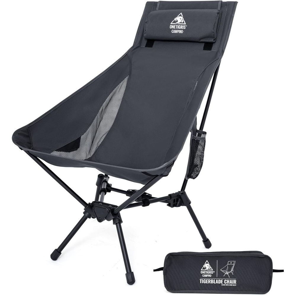 Folding Chair - Tigerblade Campingstuhl mit Hoher Rückenlehne und