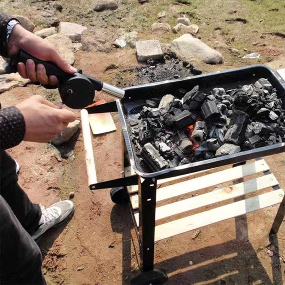 Outdoor-Kochzubehör: Tragbarer – Outdoor Camping Misting Fan Bewertung und Preis