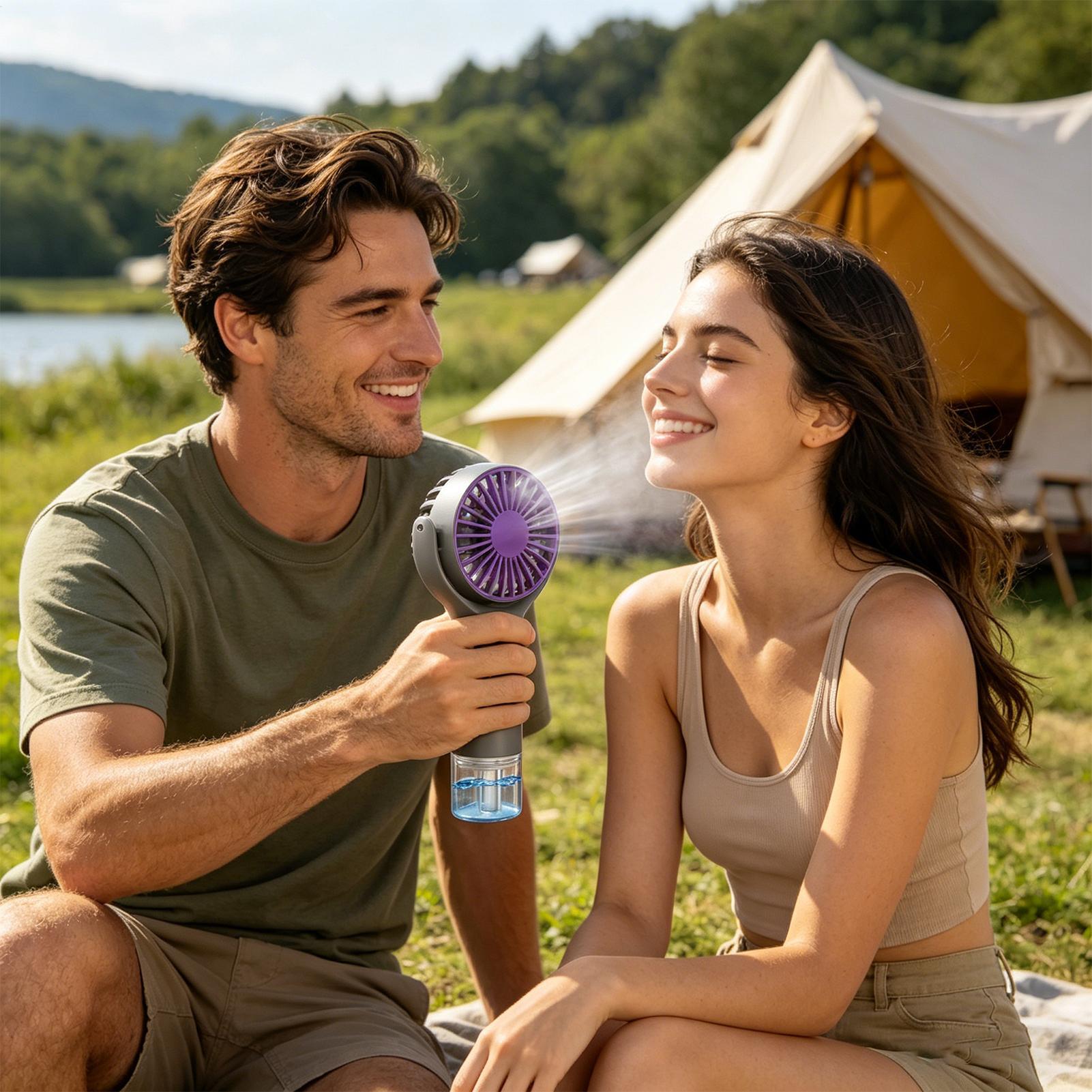Tragbarer Ventilator mit Nebel – Outdoor Camping Misting Fan Bewertung und Preis