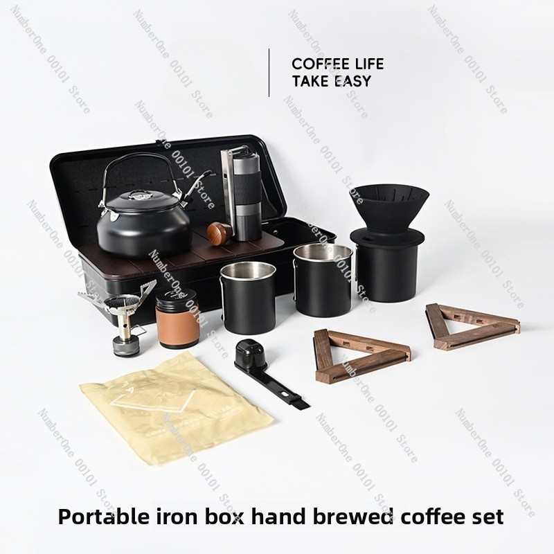Outdoor-Camping-Handkaffee-Set – Outdoor Camping Storage Box Bewertung und Preis