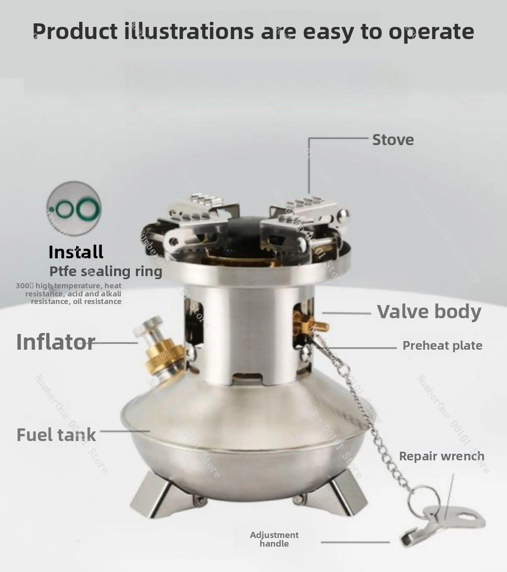 Wartungsfreier, tragbarer All- – Outdoor Camping Stove Bewertung und Preis