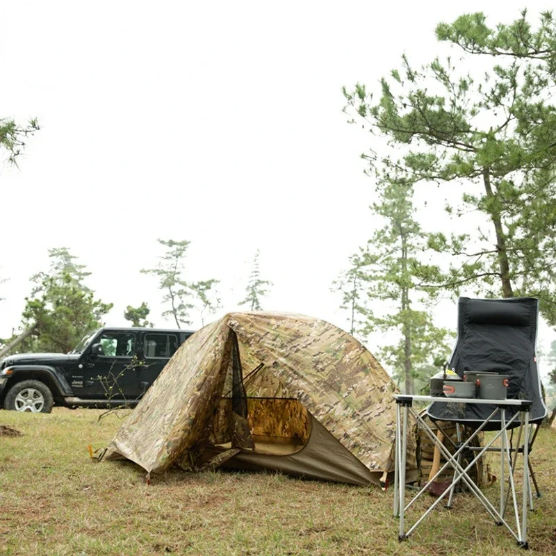 Taktisches Einzelzelt – regen- – Outdoor Camping Solo Bewertung und Preis