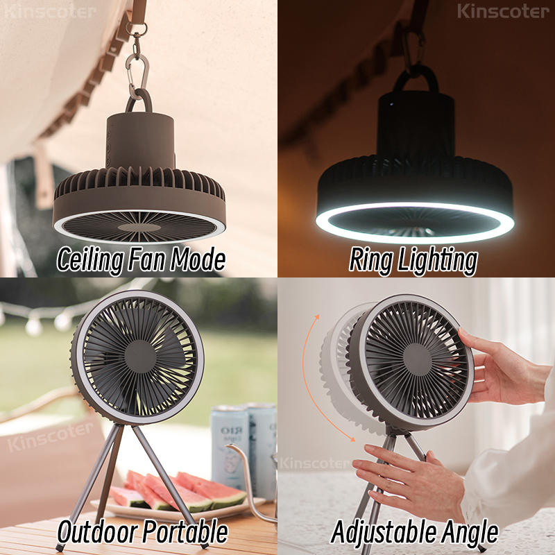 10000 mAh 4000 mAh Camping-Ven – Outdoor Camping Misting Fan Bewertung und Preis
