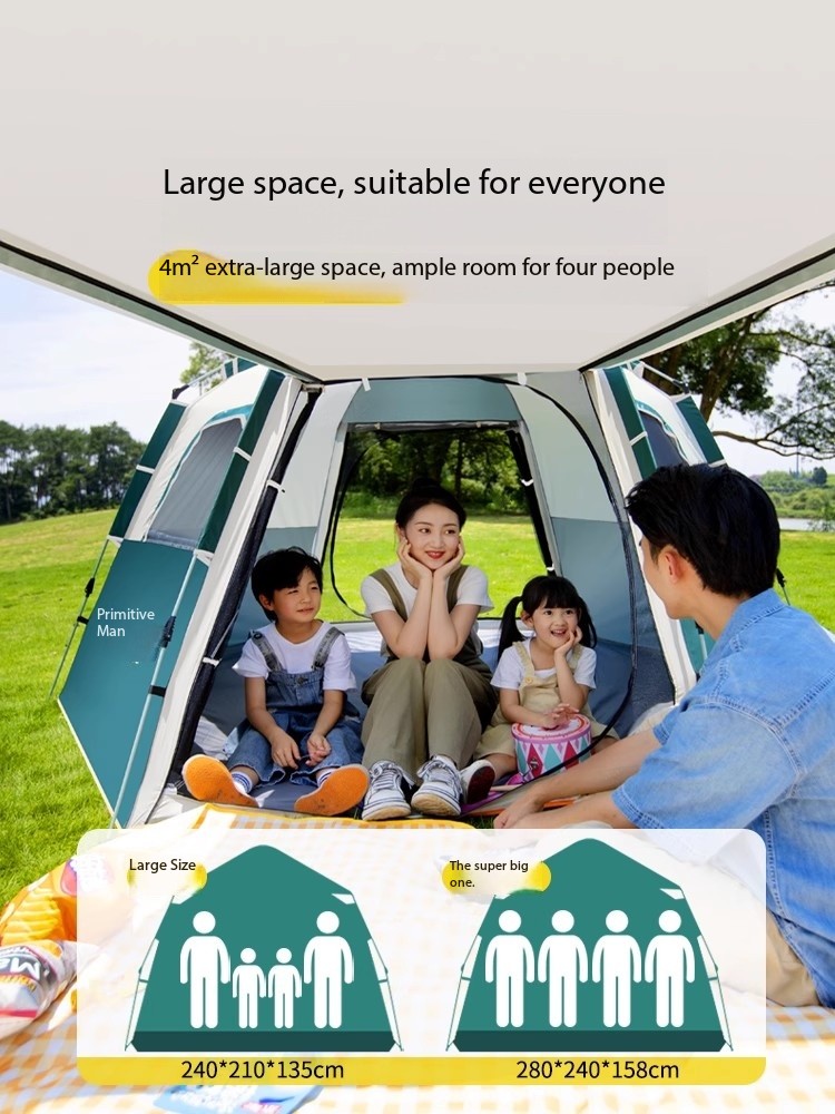 캠핑ек voz Vy Semin Nadalutti 6- – Outdoor Camping Automatic Quick Opening Tent Bewertung und Preis