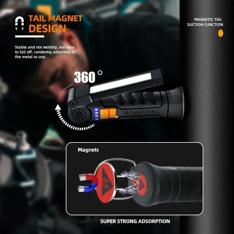Tragbare COB-LED-Taschenlampe, – Outdoor Camping Lights Bewertung und Preis