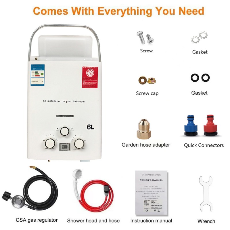 Tragbarer Gas-Warmwasserbereit – Outdoor Camping Water Heater Bewertung und Preis