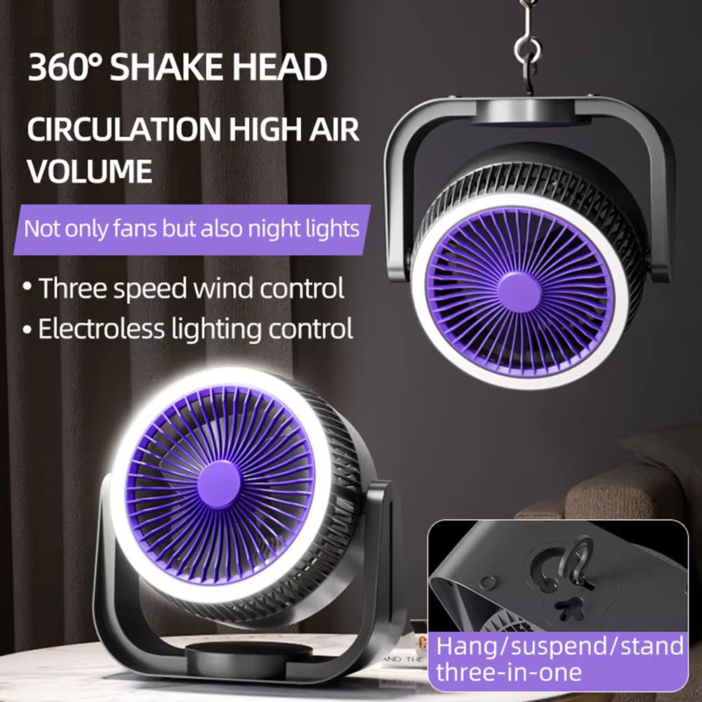 USB wiederaufladbarer tragbare – Outdoor Camping Misting Fan Bewertung und Preis