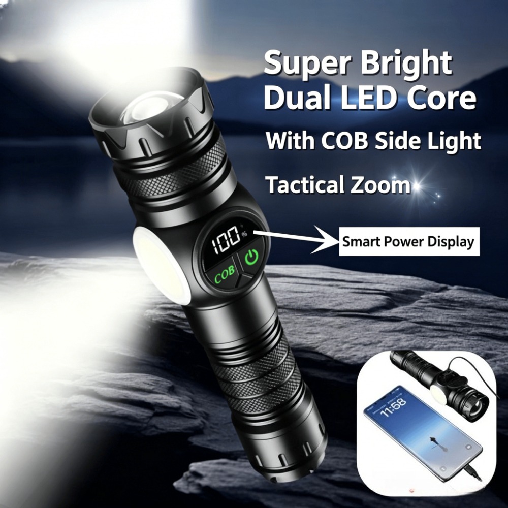 LED-Taschenlampe mit weißem Li – Outdoor Camping Lights Bewertung und Preis
