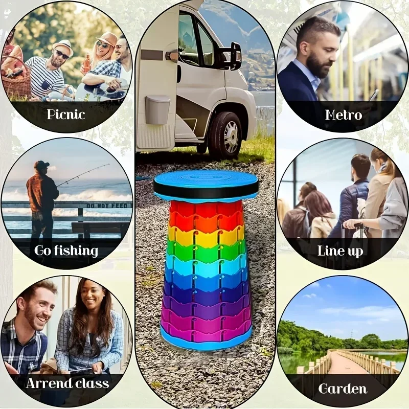 Regenbogenfarbener Teleskop-Ca – Folding Chair Bewertung und Preis