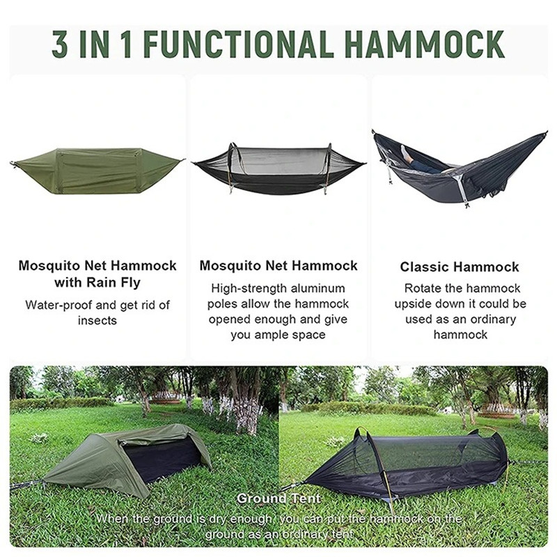 3-in-1 Tunnel-Moskitonetz-Häng – Outdoor Camping Solo Bewertung und Preis