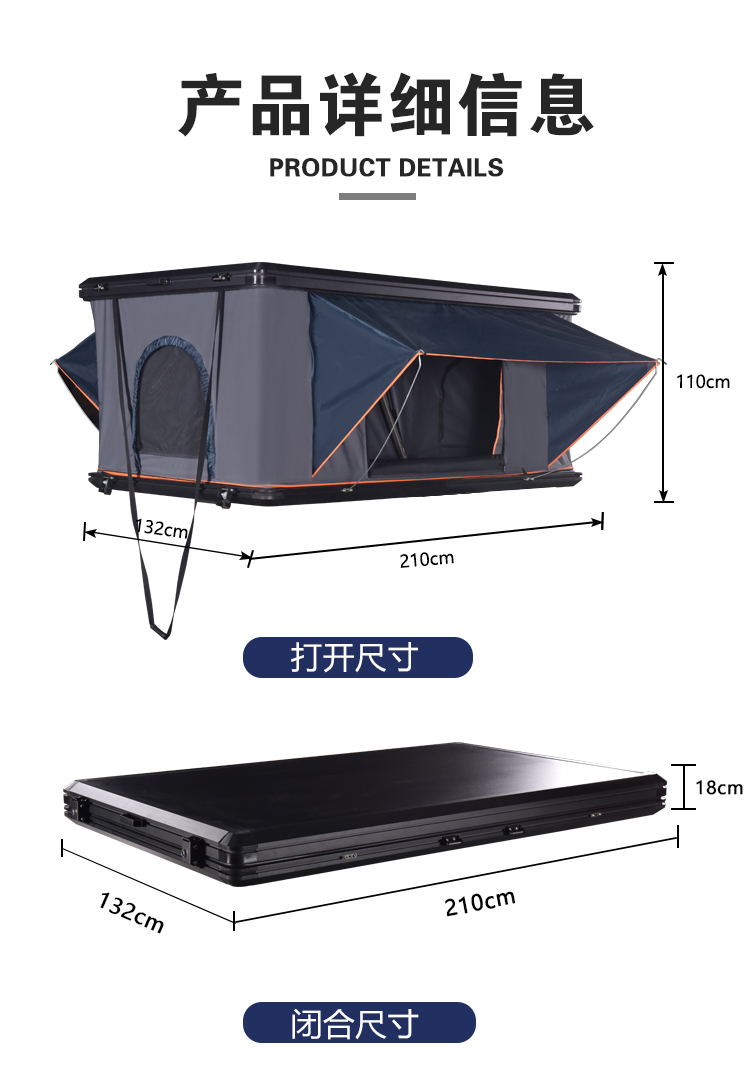 Outdoor-Dachzelt mit Aluminium – Outdoor Camping Automatic Quick Opening Tent Bewertung und Preis