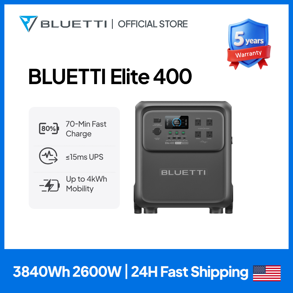BLUETTI Elite 400 2600W 3840Wh – Outdoor Camping Van Bewertung und Preis