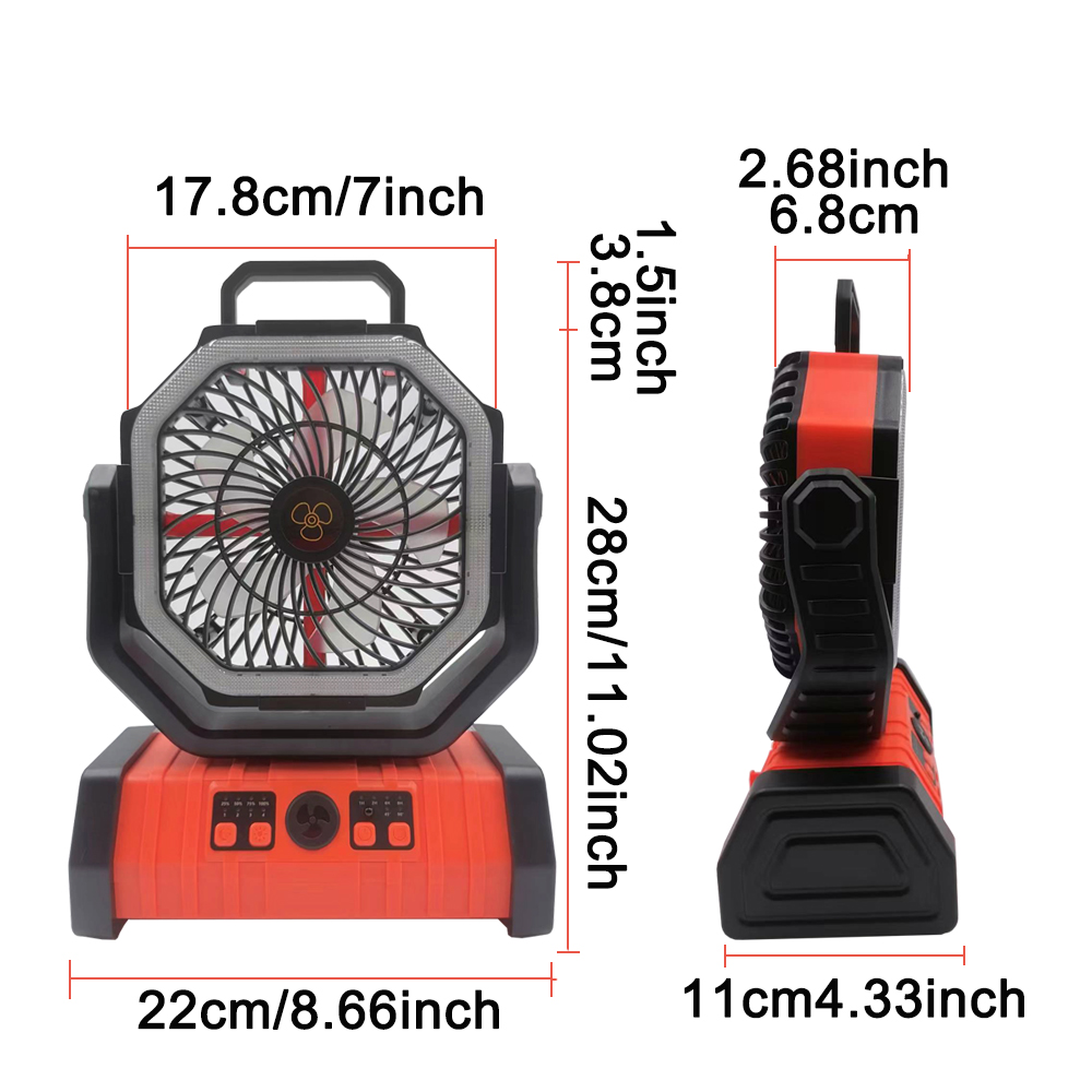 Tragbarer Elektroventilator mi – Outdoor Camping Misting Fan Bewertung und Preis