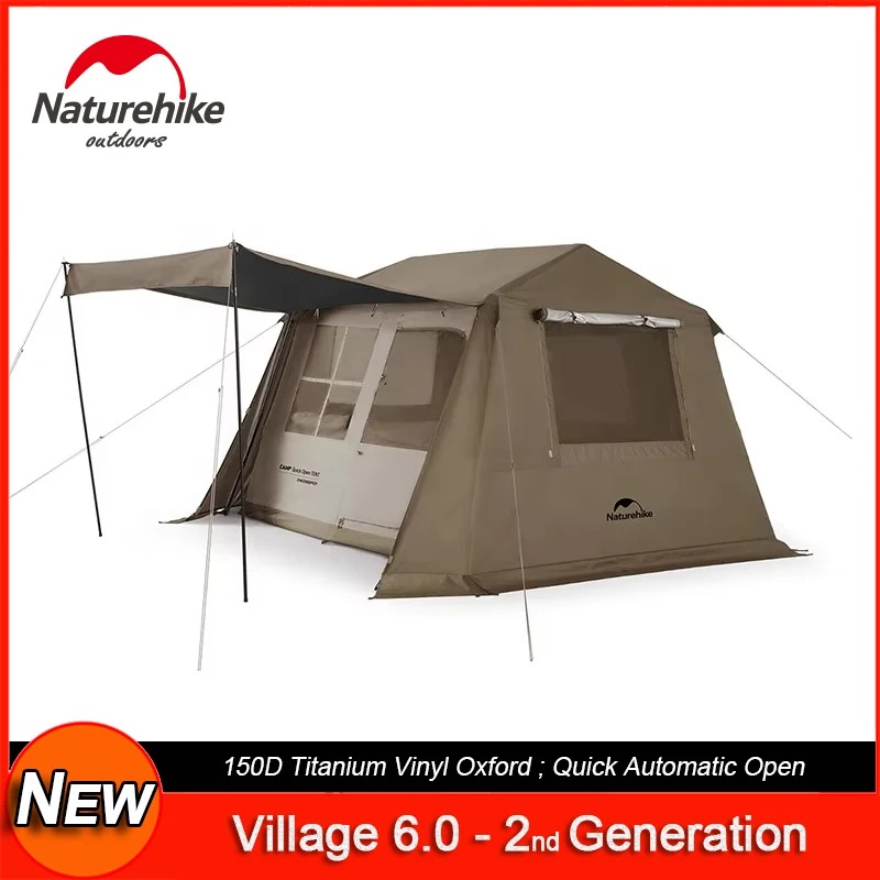 【Outdoor】Naturehike Village 6. – Outdoor Camping Automatic Quick Opening Tent Bewertung und Preis