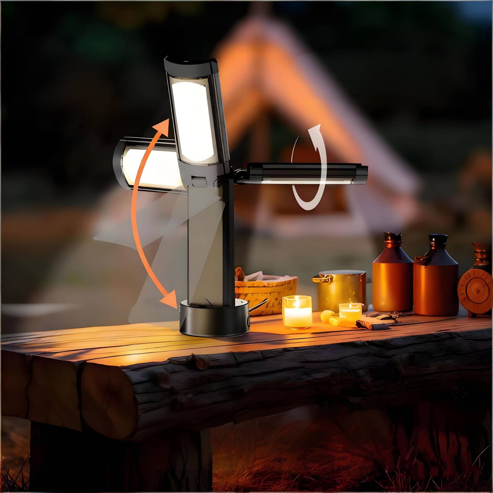 Teleskopische Zeltlampe mit Ve – Outdoor Camping Lights Bewertung und Preis
