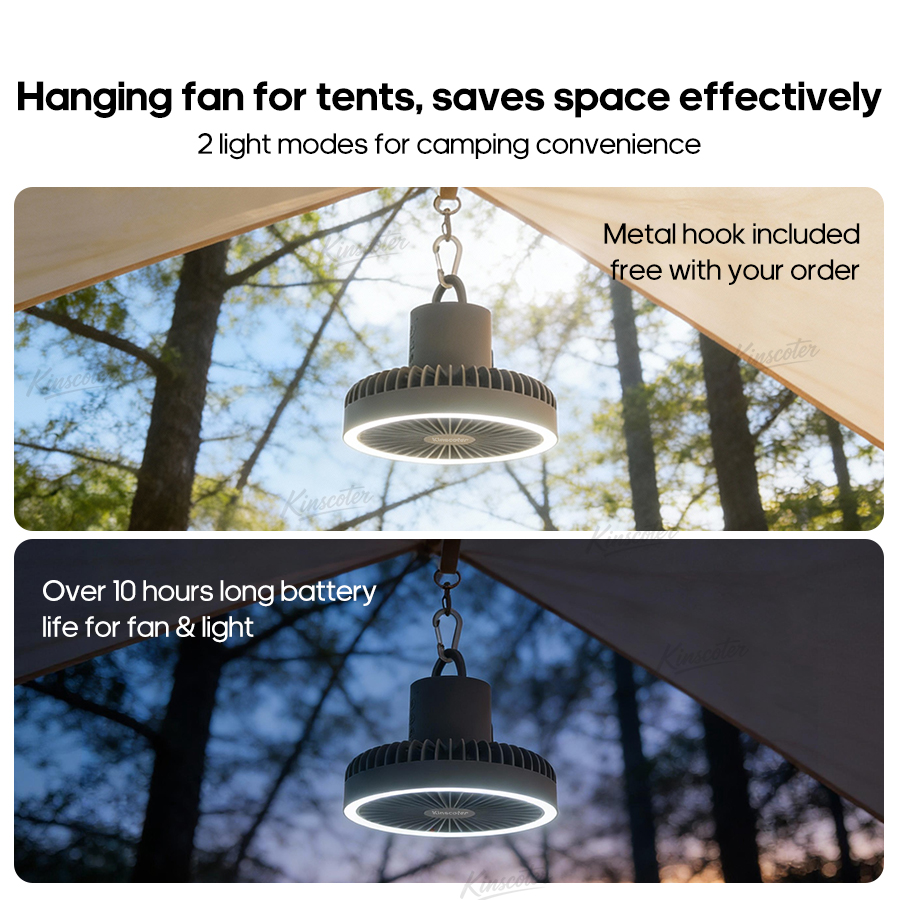 10000 mAh 4000 mAh Camping-Ven – Outdoor Camping Misting Fan Bewertung und Preis