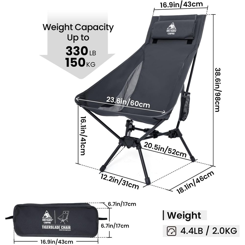 Tigerblade Campingstuhl mit Ho – Folding Chair Bewertung und Preis