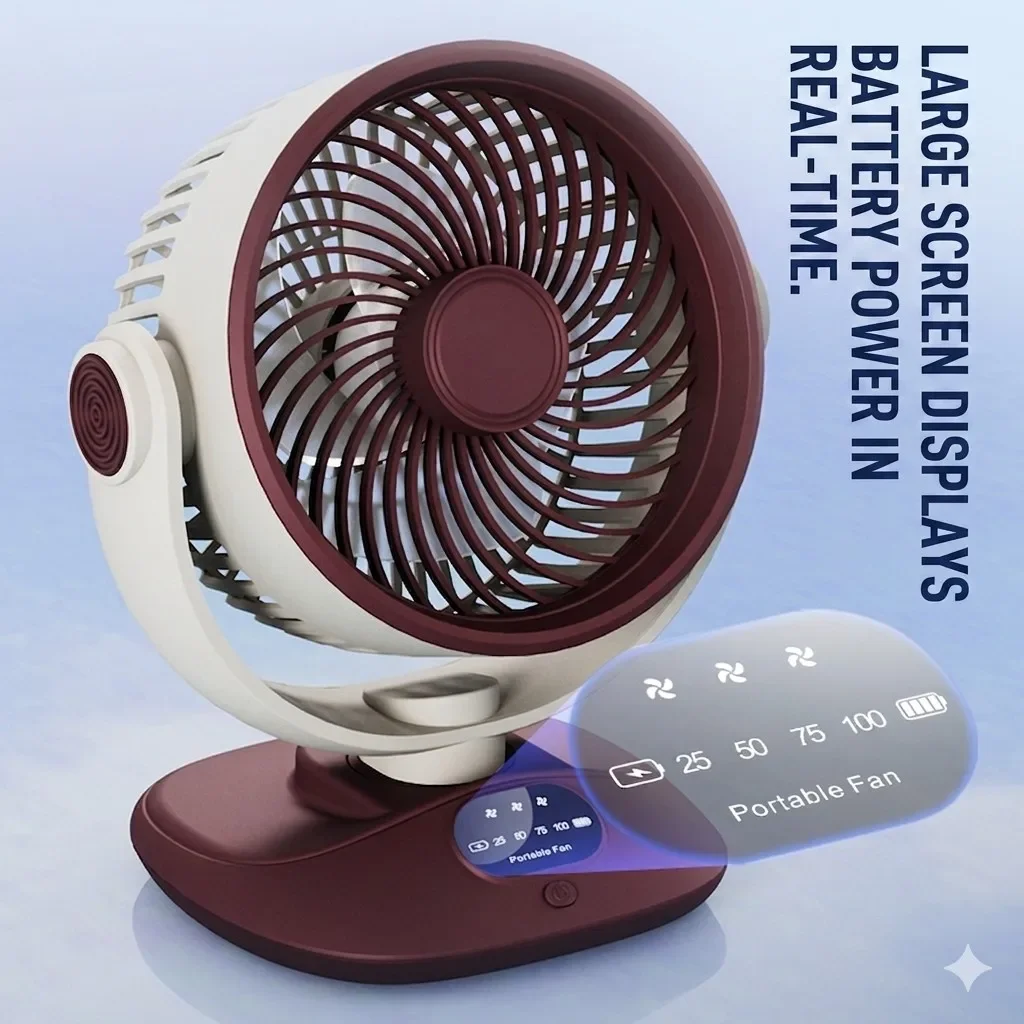 Desktop-Ventilator, wiederaufl – Outdoor Camping Misting Fan Bewertung und Preis