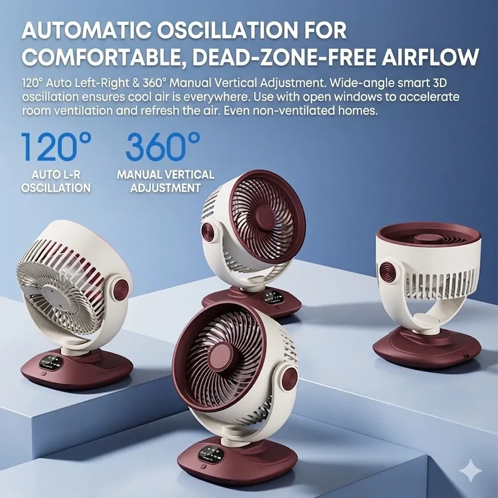 Desktop-Ventilator, wiederaufl – Outdoor Camping Misting Fan Bewertung und Preis