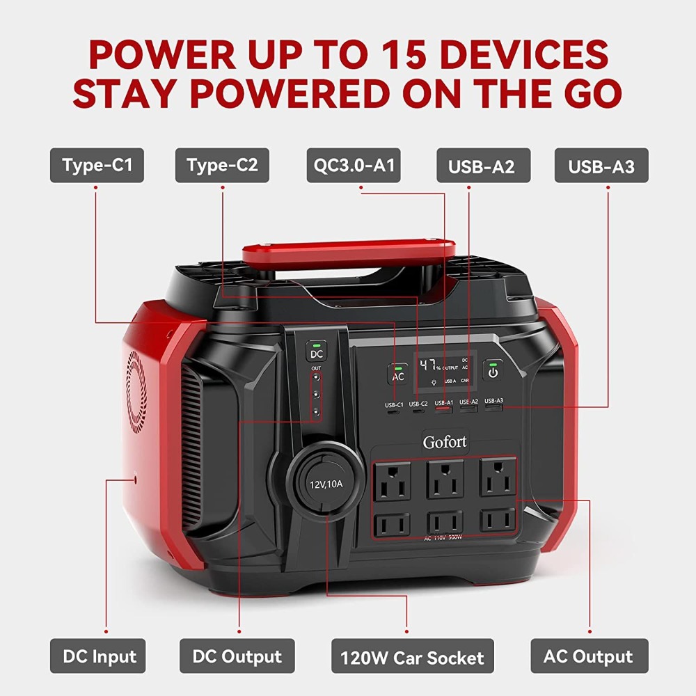 Tragbare Powerstation 540Wh/50 – Outdoor Camping Van Bewertung und Preis